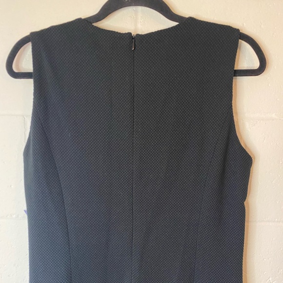 Peter Nygard Black Sleeveless Stretch Dress with Orange Purple Design NWT - Picture 7 of 11